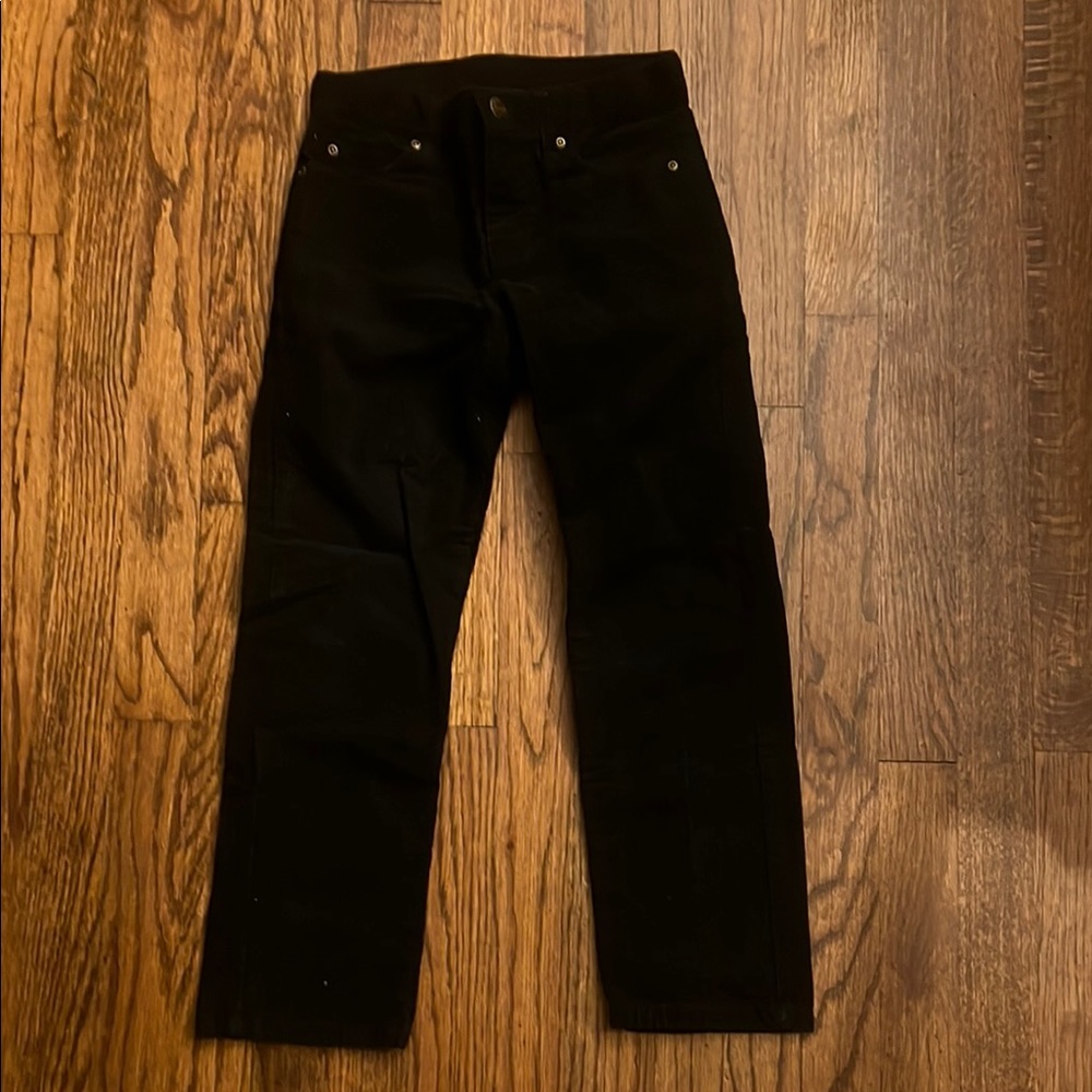 Janie and Jack Black Corduroy Pants